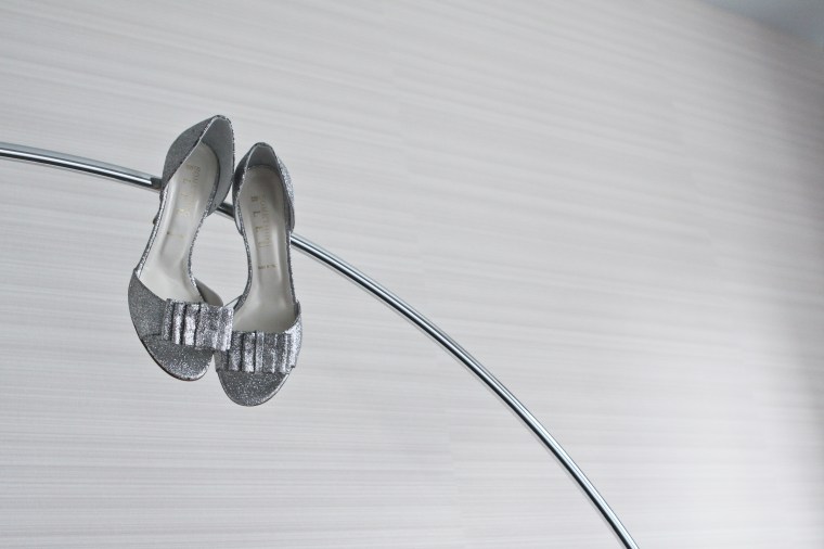 sparkly wedding shoes - two little birds planning