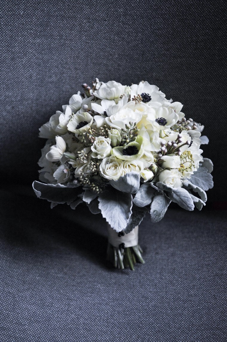 winter bridal bouquet - two little birds planning