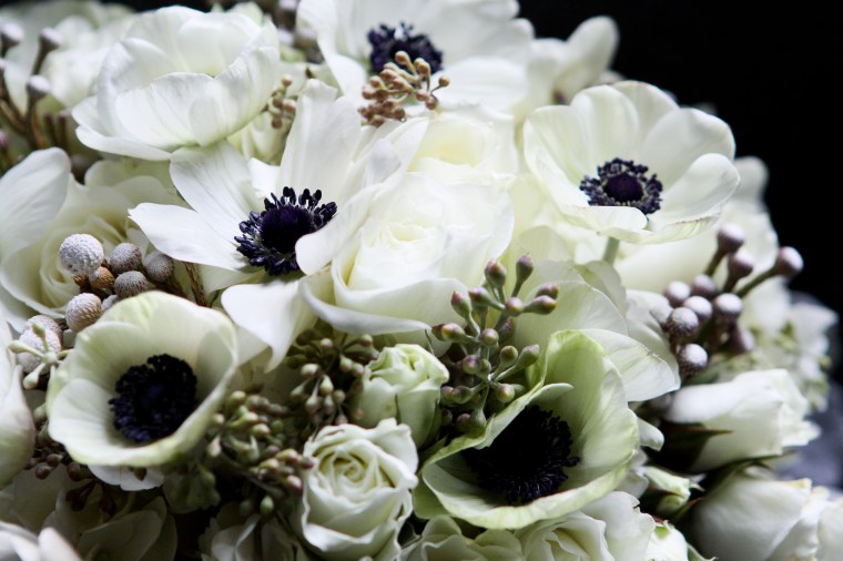 winter bridal bouquet - two little birds planning