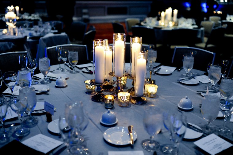 candle wedding centerpiece - two little birds planning