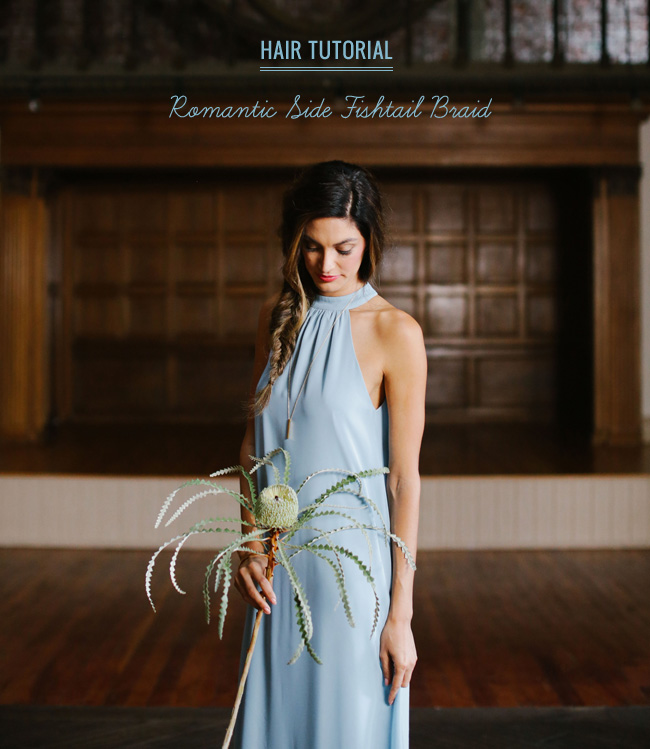 fishtail braid tutorial - two little birds planning